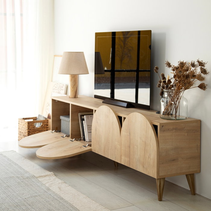 Hanah Home Mesta - Sapphire Oak v2 Soporte para TV Roble Hanah Home Mesta - Sapphire Oak v2 Soporte para TV Roble